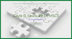 Desktop Screenshot of drgaylelewis.com